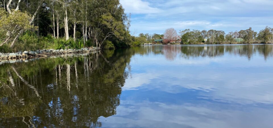 Wallamba River is a great spot for Flathead and Bream fishing