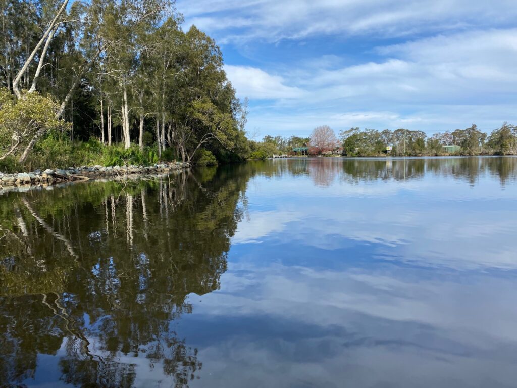 Wallamba River is a great spot for Flathead and Bream fishing